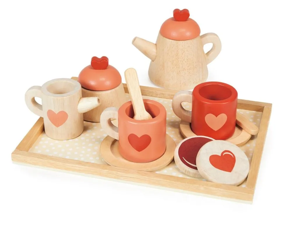 Mentari Theeset met Dienblad Hout