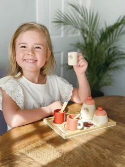 Mentari Theeset met Dienblad Hout