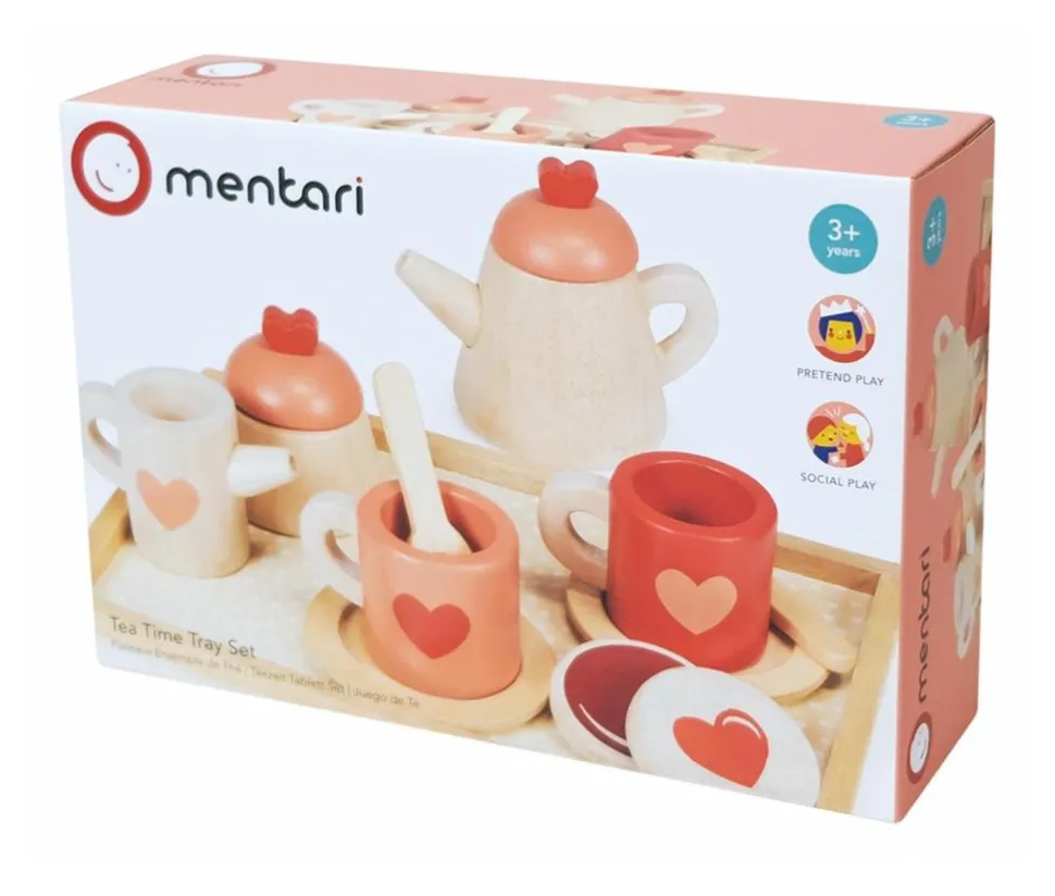 Mentari Theeset met Dienblad Hout