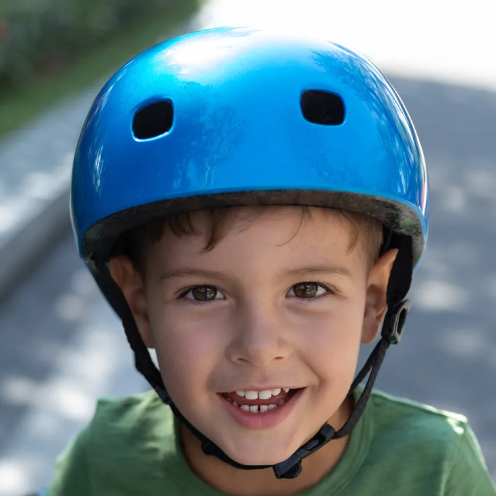 Micro Step Helm Deluxe Blauw Metallic