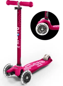 Micro Step Maxi Micro Step Deluxe Roze Led