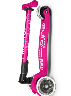 Micro Step Maxi Micro Step Deluxe Inklapbaar Neon Roze Led