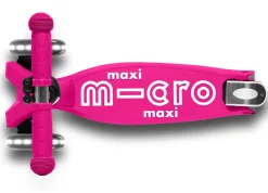 Micro Step Maxi Micro Step Deluxe Inklapbaar Neon Roze Led