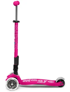 Micro Step Maxi Micro Step Deluxe Inklapbaar Neon Roze Led