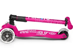 Micro Step Maxi Micro Step Deluxe Inklapbaar Neon Roze Led