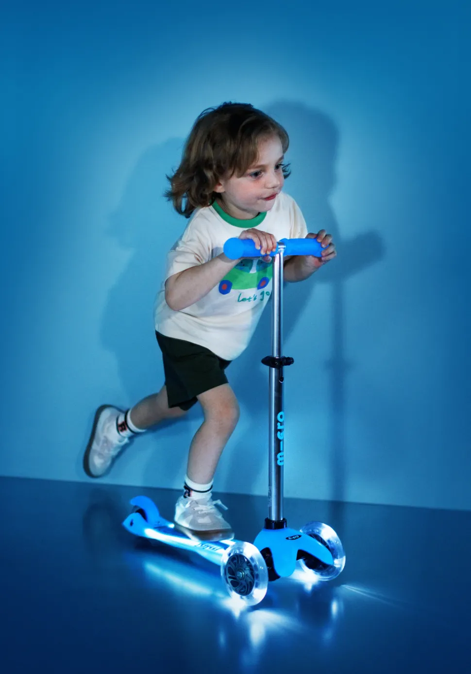 Micro Step Mini Micro Deluxe Glow LED Plus Arctic Blue