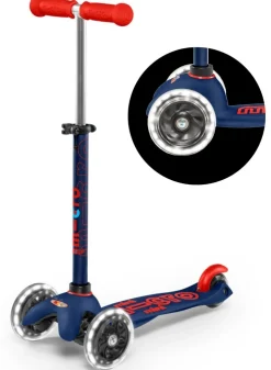 Micro Step Mini Micro Step Deluxe LED Marineblauw