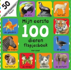 Mijn eerst 100 dieren flapjesboek