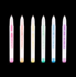 Ooly Mini Gel Pennen Funtastic Friends set 6-delig