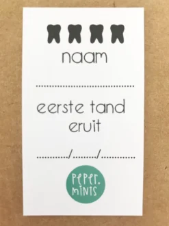 Pepermints Tandendoosje Panter