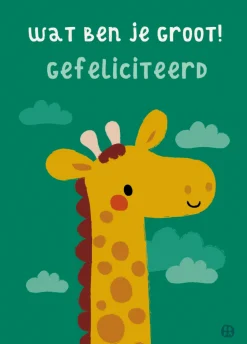 Postkaart Jungle Wat ben je groot