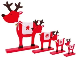 Rendier Kerst Decor Hout
