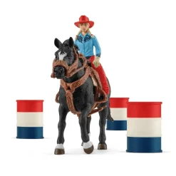 Schleich Barrel Racing met Cowgirl