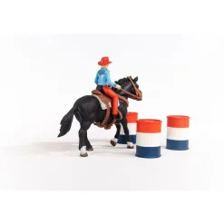 Schleich Barrel Racing met Cowgirl