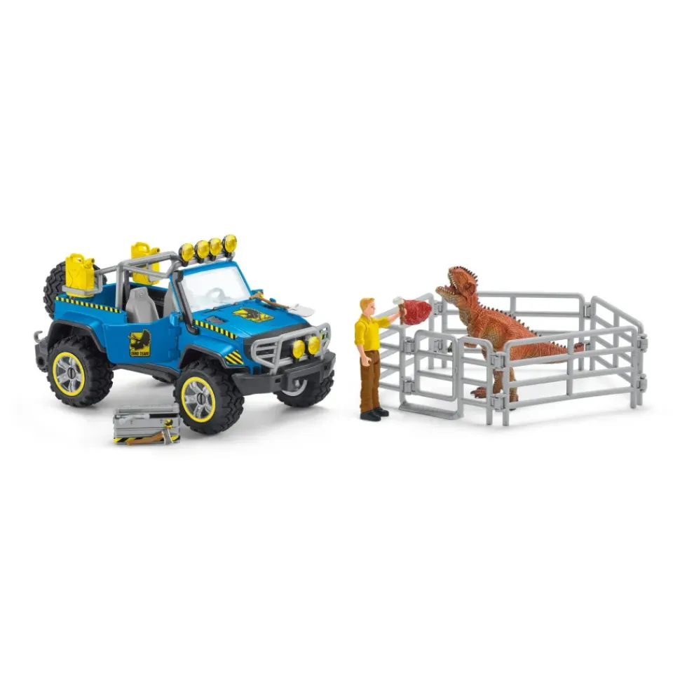 Schleich Speelset Off Road Jeep met Dino Wachtpost 41464