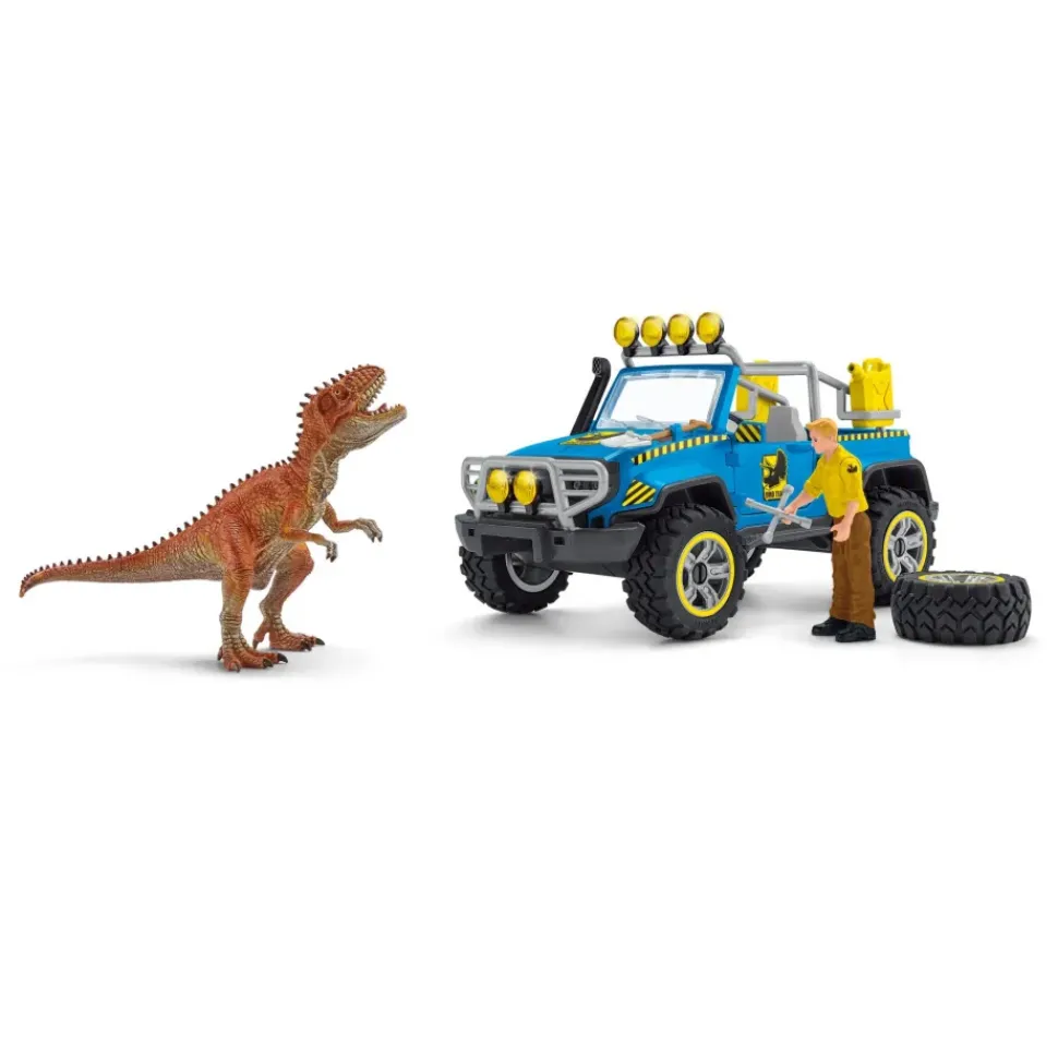Schleich Speelset Off Road Jeep met Dino Wachtpost 41464