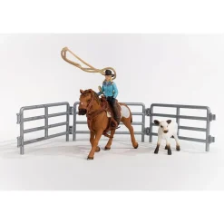 Schleich Team Roping met Cowgirl