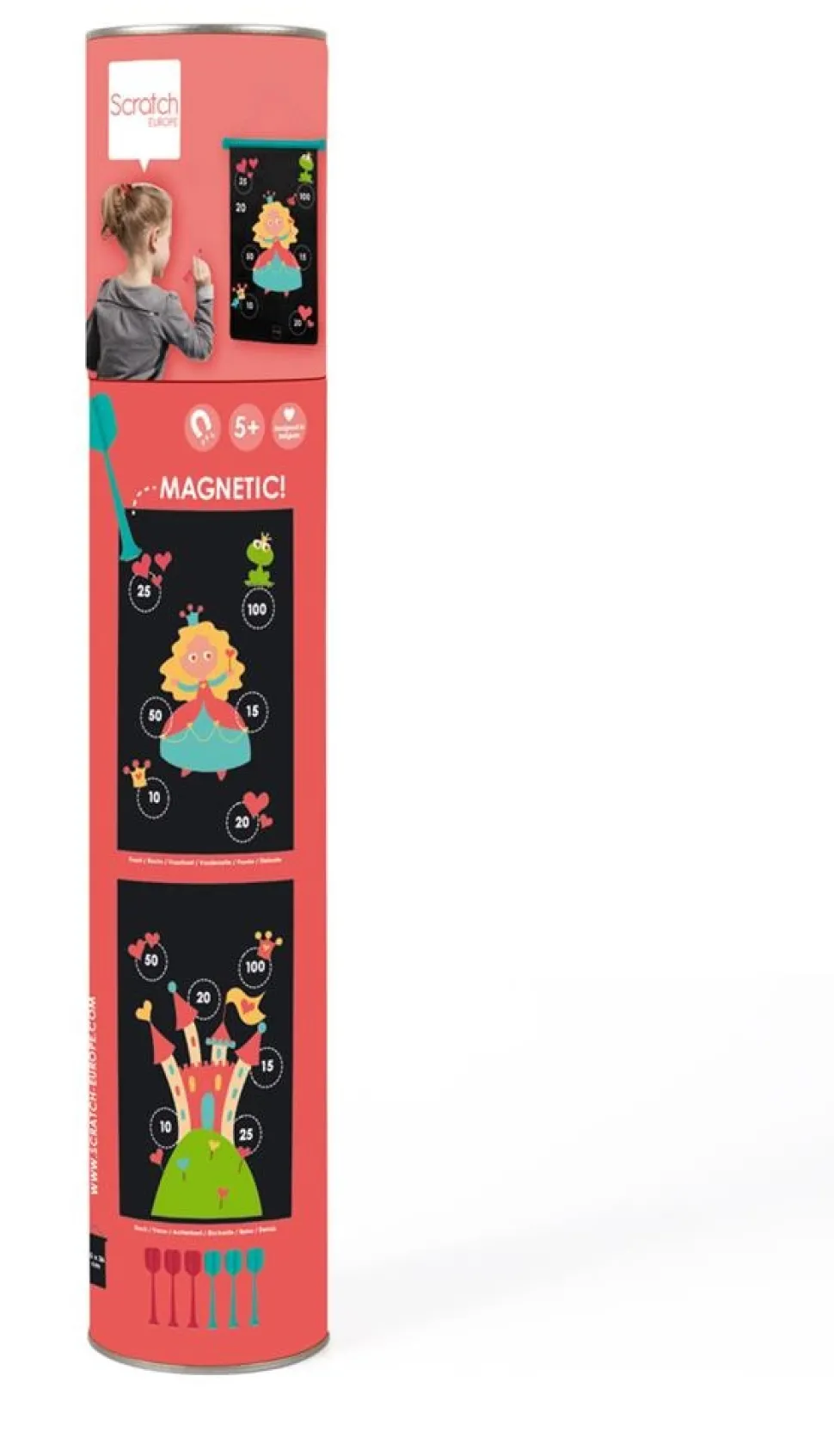 Scratch Magnetisch Dart Spel Prinses