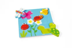 Scratch Puzzel Reliëf Tuin Hout