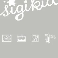 sigikid Bord Melamine Konijn Blauw