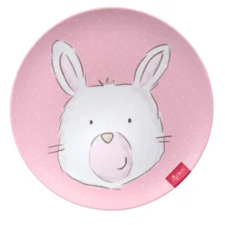 sigikid Bord Melamine Konijn Roze