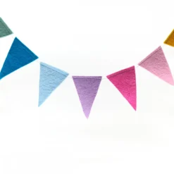 Sjaalmetverhaal Viltslinger Vlag Pasteltinten