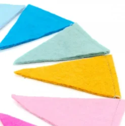 Sjaalmetverhaal Viltslinger Vlag Pasteltinten