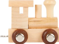 Small Foot Lettertrein Natuurlijk Hout