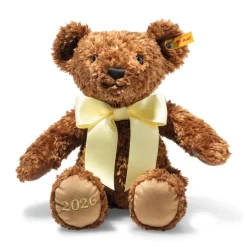 Steiff Knuffel Cosy Year Bear 2026 Lichtbruin 34 cm