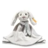 Steiff Knuffeldoek Konijn Lichtgrijs 26 cm