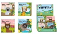 Vingerpopboekje babydieren serie II