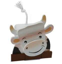 Weizenkorn Spaarpot 3D Koe Hout