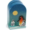 Weizenkorn Spaarpot 3D Pinguin Hout
