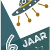 Wenskaart 6 Jaar Ruimteschip