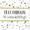 Wenskaart Blij Nieuws in Verwachting