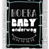 Wenskaart Hoera Baby Onderweg