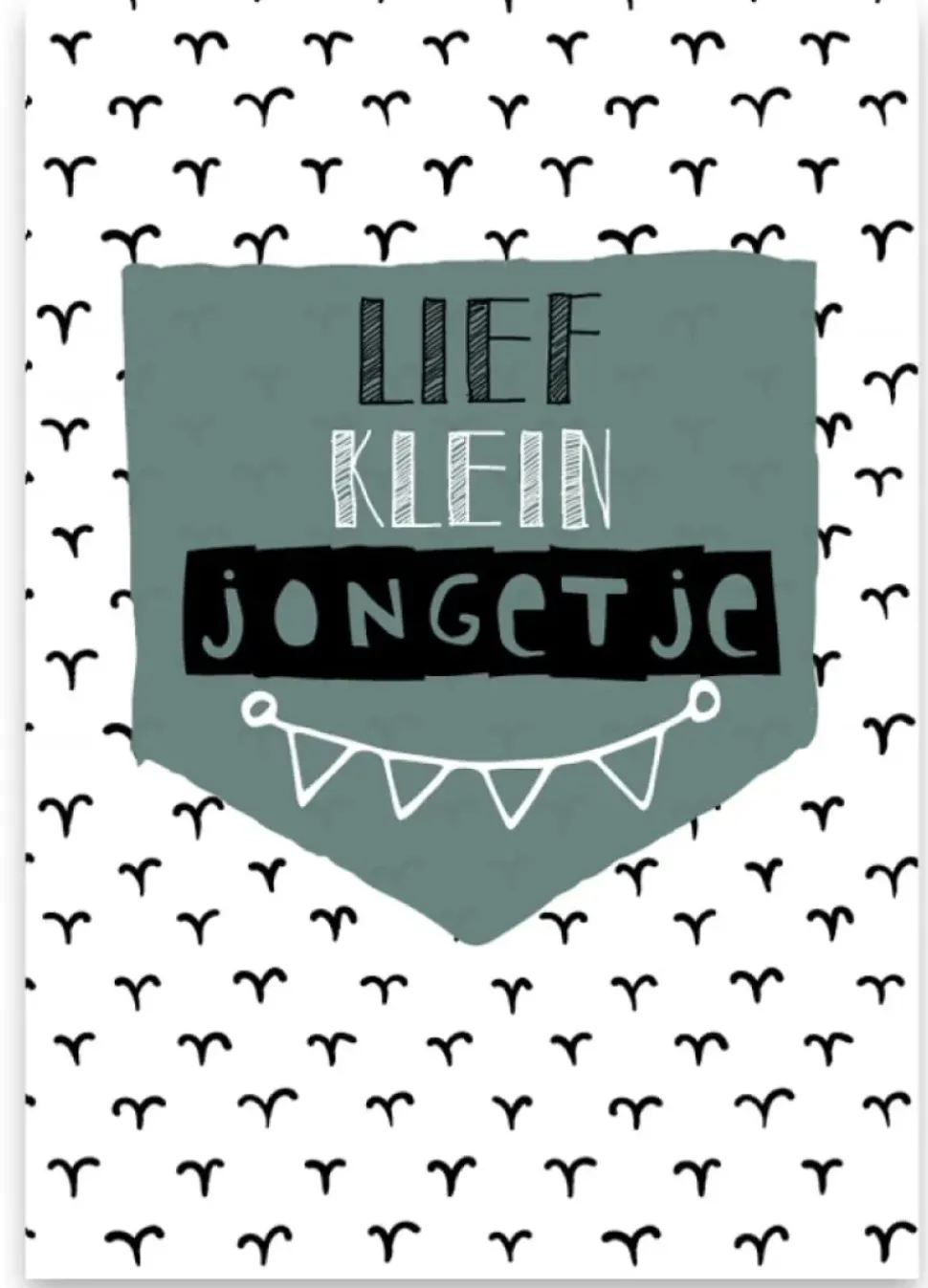 Wenskaart Lief Klein Jongetje