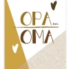 Wenskaart Opa en Oma (vlakken)
