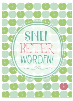 Wenskaart Snel beter worden
