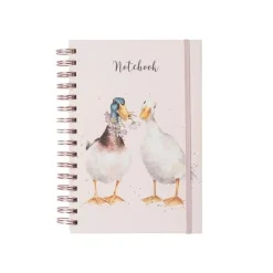 Wrendale Designs A5 Duck Notebook - Not a Daisy Goes By (Pink)