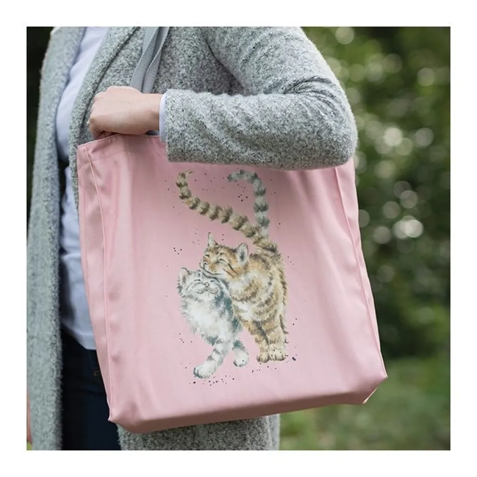 Wrendale Designs Canvas Draagtas Poezen Feline Good