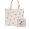 Wrendale Designs Opvouwbare Boodschappentas Konijn Harebrained