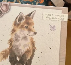Wrendale Designs Paint by Numbers - Born to be Wild (Fox)