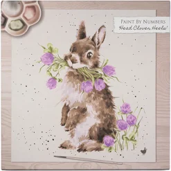 Wrendale Designs Paint by Numbers - Head Clover Heels (Rabbit)