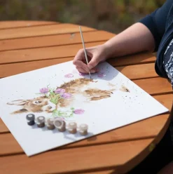 Wrendale Designs Paint by Numbers - Head Clover Heels (Rabbit)