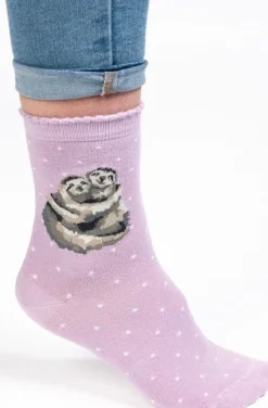 Wrendale Designs Sok Luiaard Little Card Big Hug