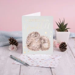 Wrendale Designs Wenskaart Words of Wisdom  - A Lovely New Grandchild