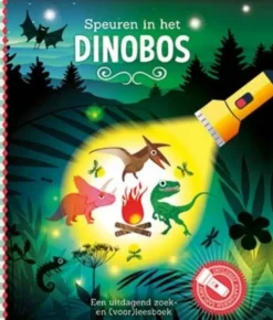 Zaklampboek Speuren in het dinobos