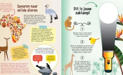 Zaklampboek Speuren naar wilde dieren